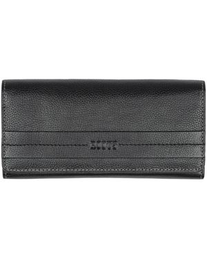 ROOTS Ladies Pocket Clutch Wallet - Black
