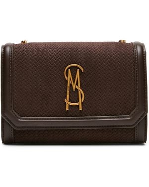 Steve Madden Larisaw Rivet Logo Mini Crossbody Handbag - Brown
