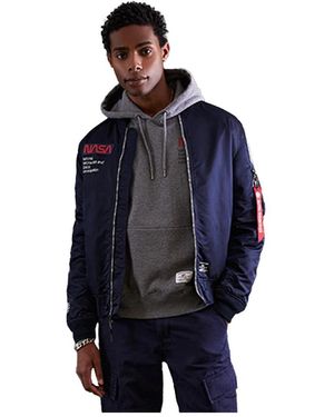Alpha Industries L-2b Nasa Gen Ii Flight Jacket - Blue