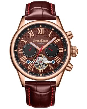 Swan And Edgar Swan & Edgar Hand Assembled Count Auto Rose Blue - Red