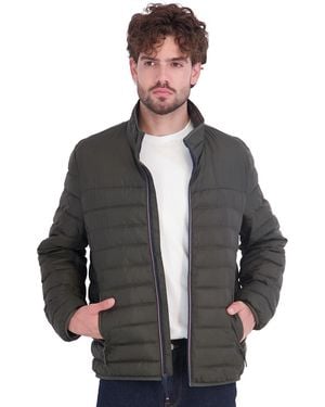 Tommy Hilfiger Unhooded Packable Jacket - Gray