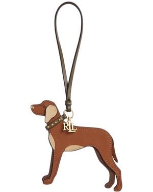 Ralph Lauren Vizsla Leather Charm - Brown
