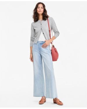 On 34th High-rise Twist Seam Wide-leg Jeans - Blue