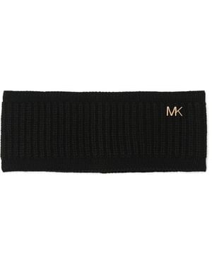 Michael Kors Michael Beveled Rib Headband - Black
