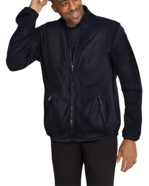 Kingsize Big & Tall Explorer Plush Fleece Full-zip Jacket - Blue