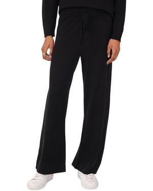 Vince Camuto Mid-rise Straight-leg Sweatpants - Black