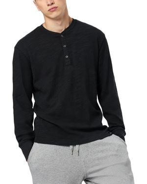 Buffalo David Bitton Kandid Henley Shirt - Black
