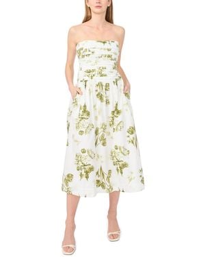 1.STATE Strapless Sleeveless Bodice Dress - Multicolor