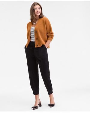 On 34th Corduroy Cargo Pants - Black
