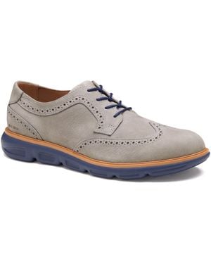 Johnston & Murphy Larkin Wingtip Round Toe Shoes - White