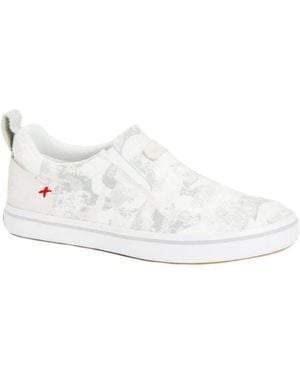 XtraTuf Canvas Sharkbyte Deck Shoe - White