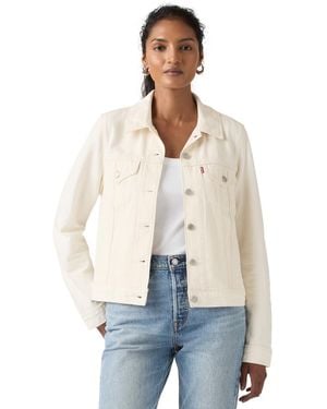 Levi's Original Cotton Denim Trucker Jacket - White