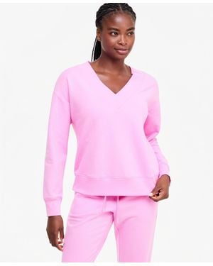 ID Ideology Fleece V-neck Sweatshirt - Black