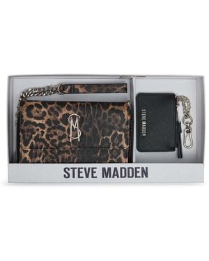 Steve Madden Boxed Carina Crossbody Wallet - Metallic