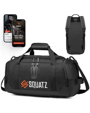 SQUATZ Travel Duffle Bag Pack - Black