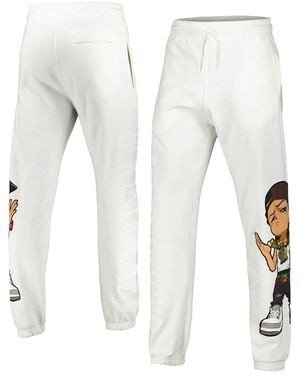 Virtual Thread The Boondocks Big Face Riley sweatpants - White
