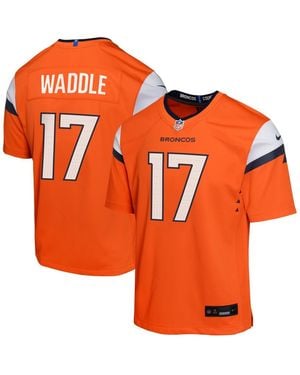 Nike Big Boys And Girls Jaylen Waddle Denver Broncos Game Jersey - Orange
