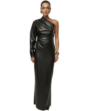 JLUXLABEL Ace Pu Leather Skirt - Black