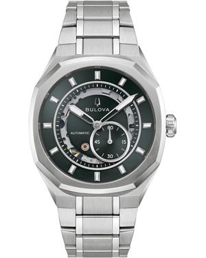 Bulova Automatic Marc Anthony Stainless Steel Bracelet Watch 40.5mm - Gray