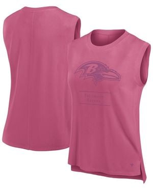Fanatics Baltimore Ravens Studio Embrace Tank Top - Pink