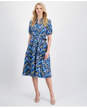 tahari embroidered fit and flare dress Embroidered Fit & Flare Dress – Elie Tahari