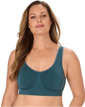 Bali One Smooth U Wireless Bralette Dfbral - Blue