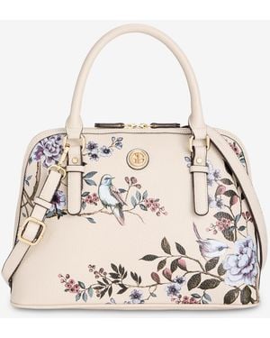 Giani Bernini Medium Quilted Dome Satchel - Natural