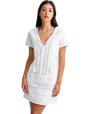 Belle & Bloom Summer Forever Mini Dress - White