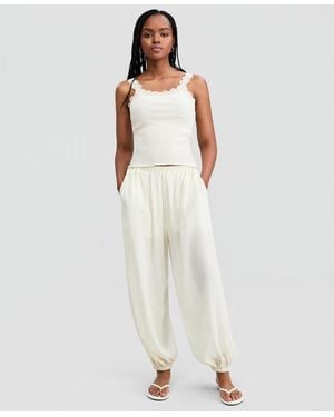 And Now This Pull-on Balloon Pants - White