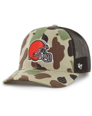 '47 Cleveland Browns Duck Relaxed Trucker Hat - Green