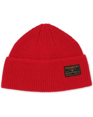 Polo Ralph Lauren Classic Style Watch Cap - Red
