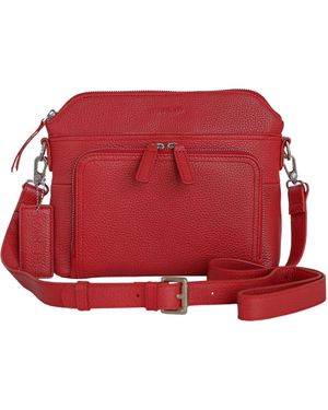 Mancini Sheilagh Mini Crossbody Bag - Red