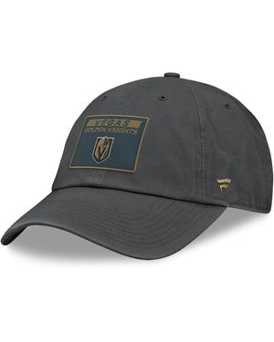 Fanatics Vegas Golden Knights Authentic Pro Rink Adjustable Hat - Gray