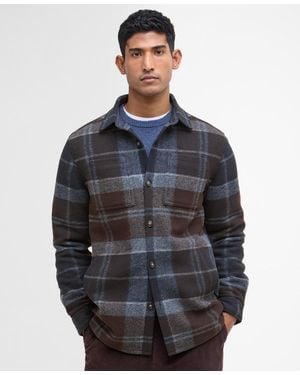 Barbour Chapter Tartan Shirt Jacket - Gray