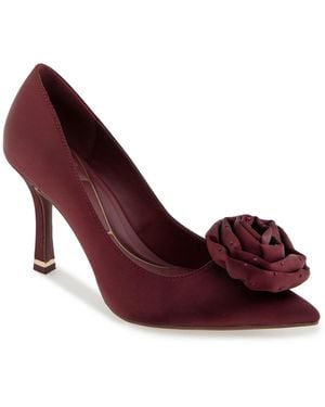 Kenneth Cole Romi Rosette Slip-on Pumps - Red