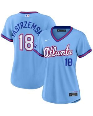 Nike Ronald Acuna Jr. Atlanta Braves 2026 City Connect Stadium Jersey - Blue