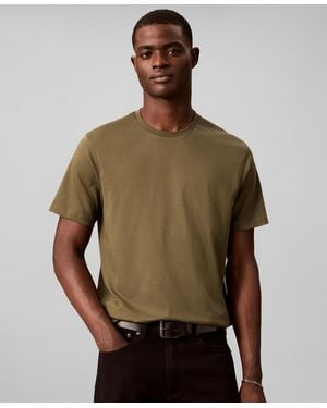 Calvin Klein Short Sleeve Supima Cotton Interlock T-shirt - Green