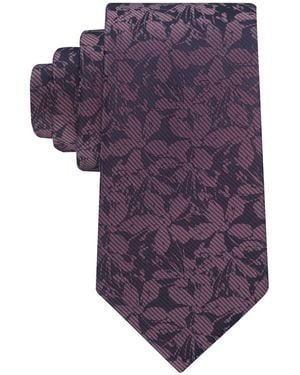 Calvin Klein Theodora Floral Tie - Purple