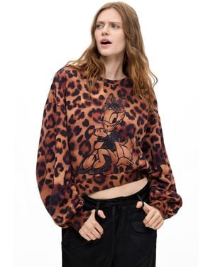 Desigual Disney Printed Sweaters - Red