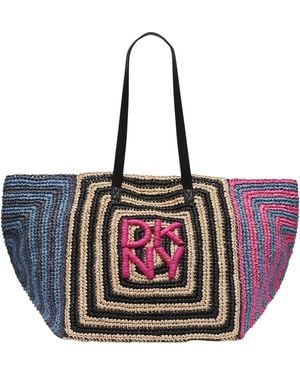 DKNY Paloma Woven Tote - Multicolor