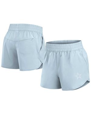 Fanatics Gray Dallas Cowboys Front Office Woven Shorts - Blue