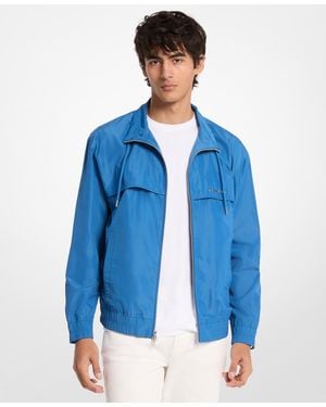 Michael Kors Windbreaker Long-sleeve Jacket - Blue