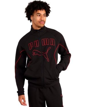 PUMA Sport Track Double-knit Full-zip Jacket - Black