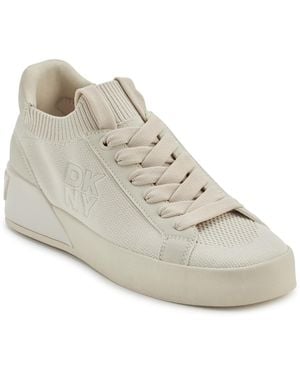 DKNY Mallory Lace-up Sneakers - Natural