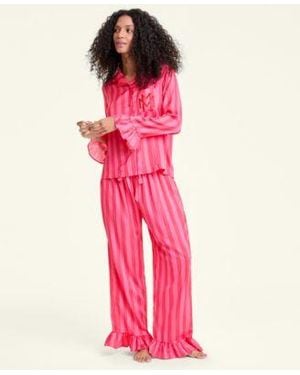 Disney | Macy's Macys Minnie Mouse Satin Pajamas Sleep Set Mickey Mouse Satin Pajamas Sleep Set Macys Exclusive - Pink
