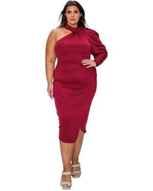 L I V D Plus Size Gigi Dress - Red