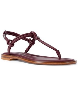 Michael Kors Michael Astra Thong Slingback Sandals - Brown
