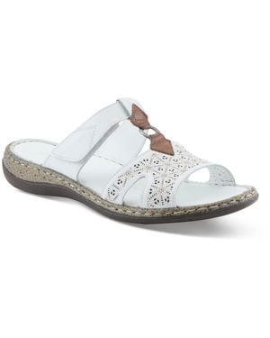 Spring Step Virelle Slide - White