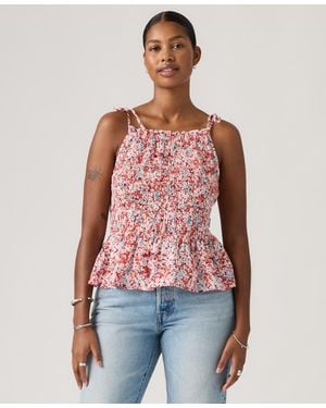 Levi's Monaco Sleeveless Blouse - Red