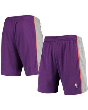 Mitchell & Ness Phoenix Suns 2001-02 Hardwood Classics Swingman Shorts - Purple